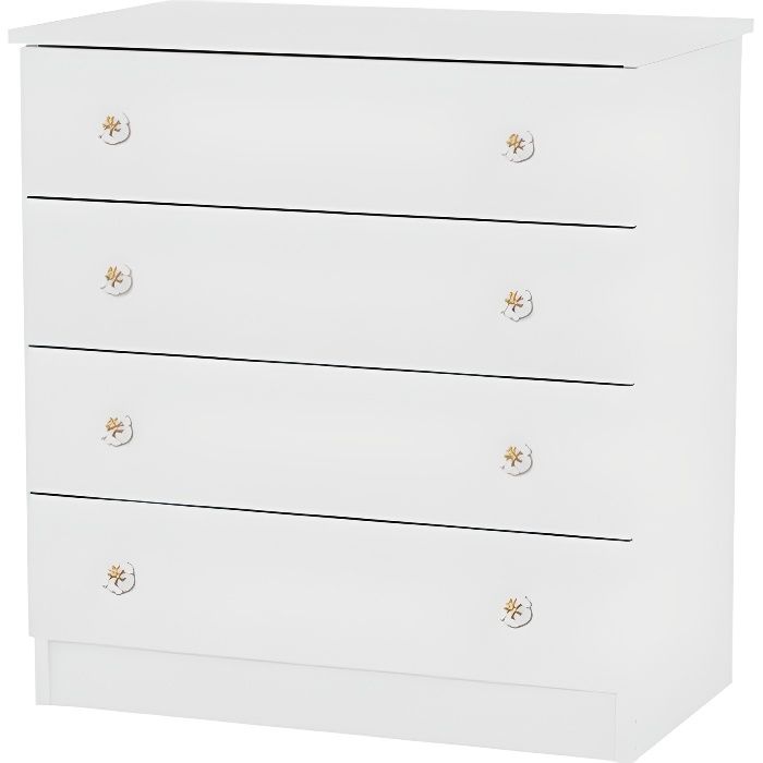 Commode chambre bébé / enfant Lorelli Blanc