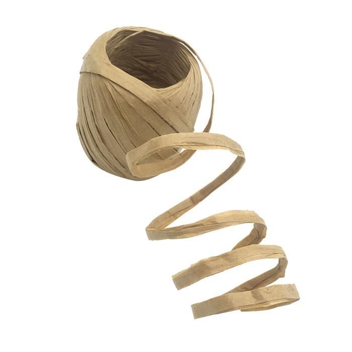 Raphia Naturel - 150g (3 Rouleaux) Pour Emballage Cadeau, Décoration, Jardinage Et Bricolage - 8