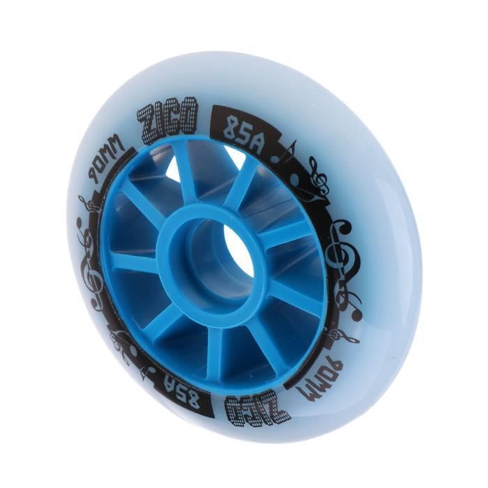 8 Roues De Remplacement RollerBlade RB HP 90mm 84A - Transparentes - Neuves