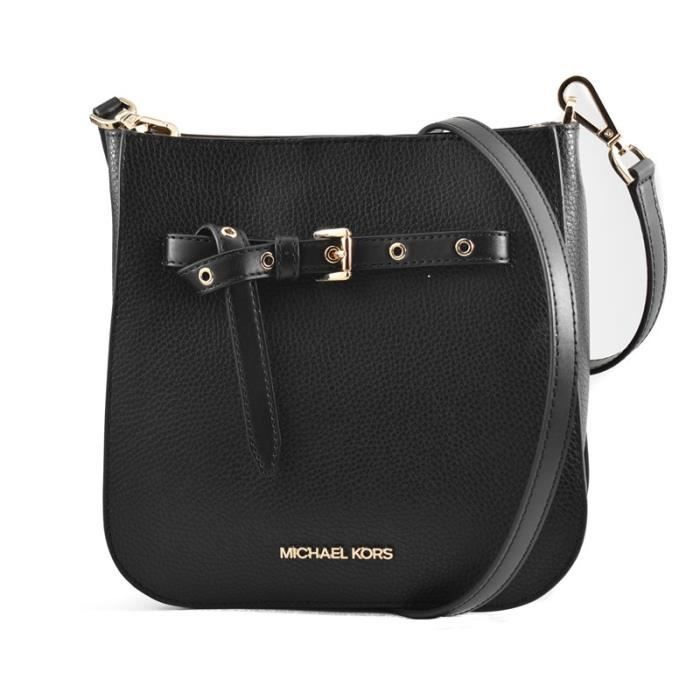 Sac ?� main Michael Kors Emilia Noir noir - Cdiscount Bagagerie - Maroquinerie
