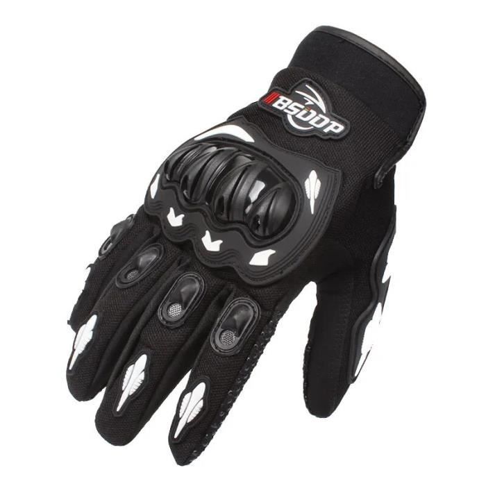 Gants de moto - WHITE - C5133 - Protection optimale - Sports de plein