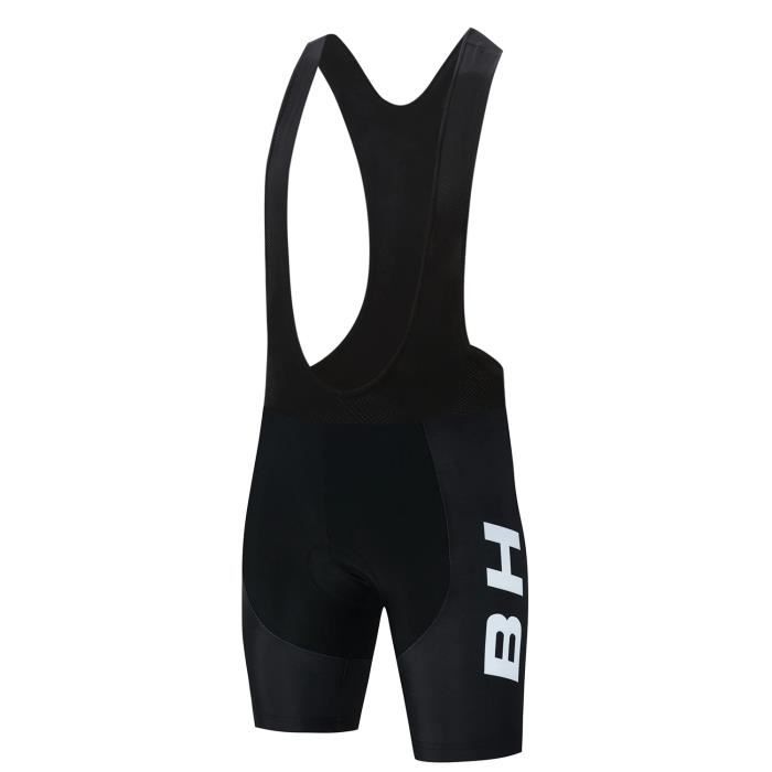 Cuissard De Cyclisme Avec Bretelles - Sans Couture, Pour Homme, Rembourrage En Mousse, Nylon/Lycra