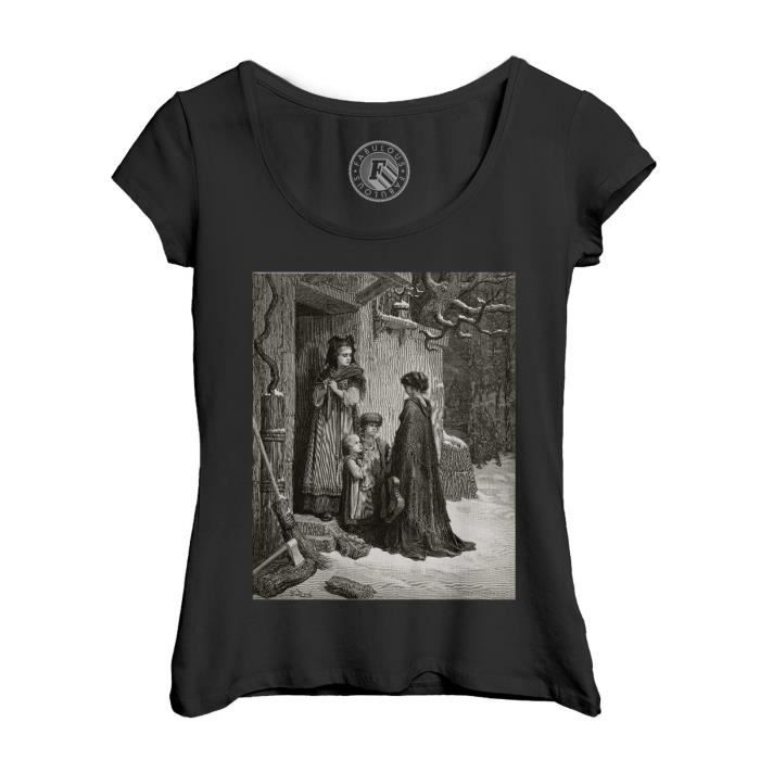 Tee shirt noir sales et doré femme