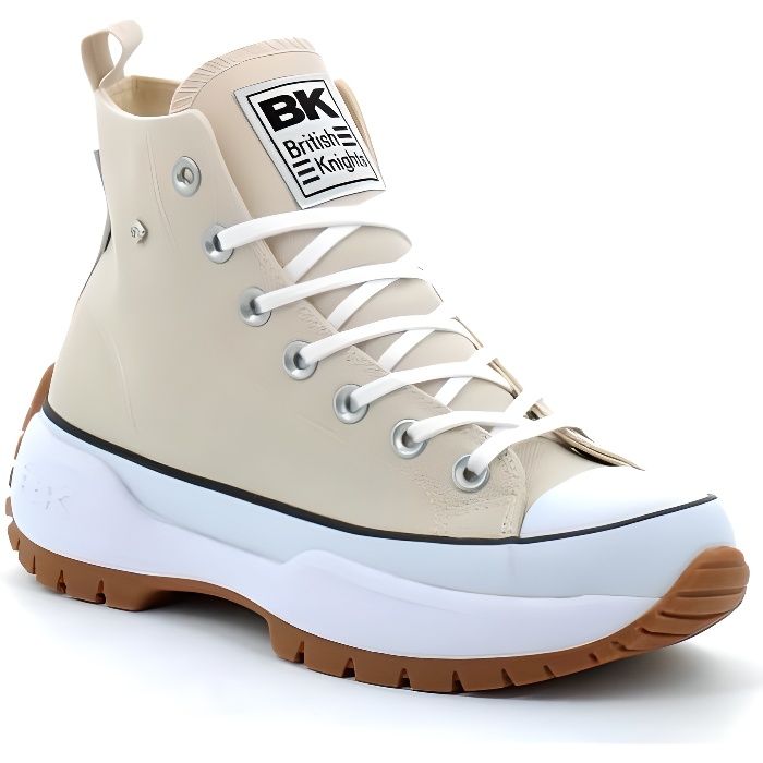 British Knights Baskets - BRITISH KNIGHTS - KAYA MID FLY - Beige - Homme - Lacets