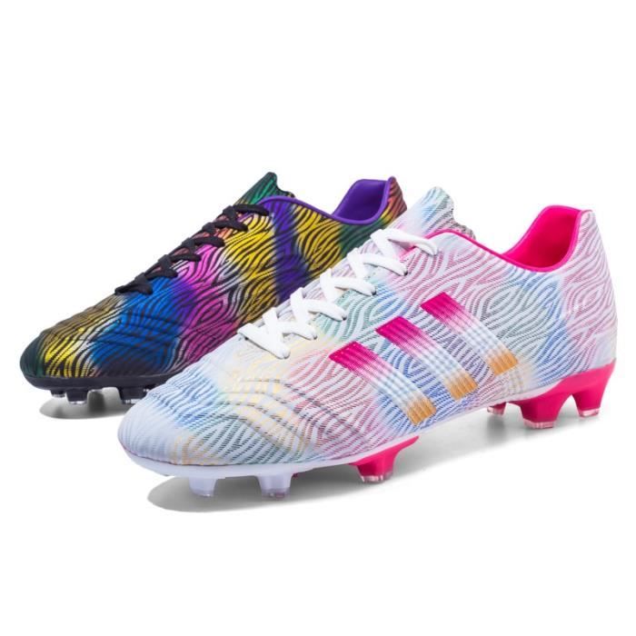 Chaussures De Football Homme BINQER – Bottes Basses Durables En Cuir, Multi-surfaces, Entraînement Et Plein Air