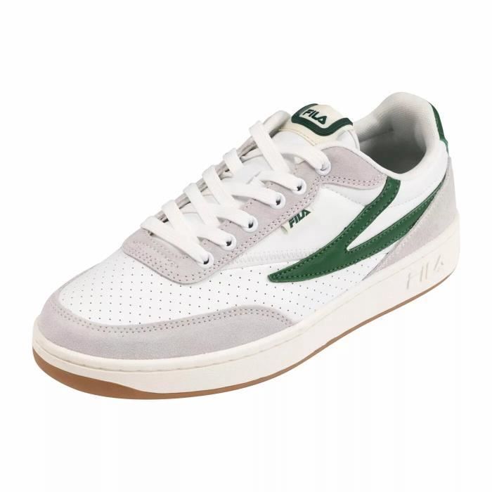 Fila Baskets Fila Sevaro S - Blanc - Homme - Lacets - Plat - Cuir
