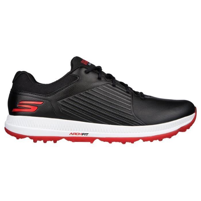 chaussures de golf de golf sans crampons skechers go golf elite 5 - gf - black/red - 42