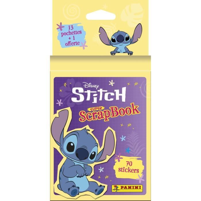 Blister Panini Stitch 2 Mon Super Scrapbook – 13 Pochettes, 70 Stickers