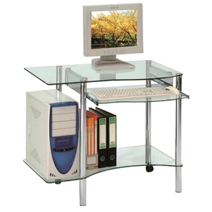 Bureau Informatique En Verre Avec Tablette Coulissante H740 X L890 X P540 Mm Achat Vente Bureau Bureau Informatique En Verre Soldes Sur Cdiscount Des Le 20 Janvier Cdiscount