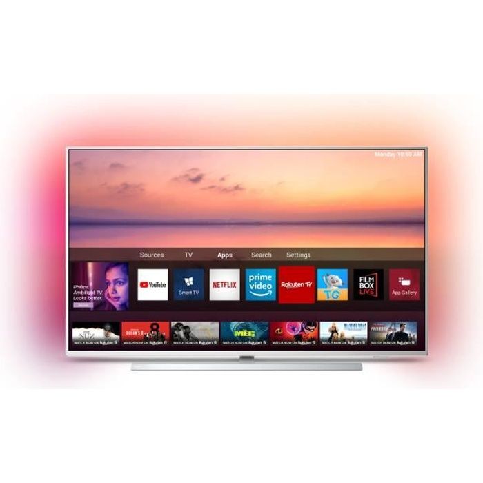 T/él/écommande Universelle de Remplacement pour Tous Les t/él/éviseurs Philips 4K UHD HDR Ambilight Smart TV
