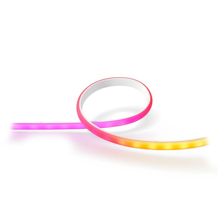 Ruban LED Philips Hue White & Color Lightstrip Gradient 2 Mètres + Base