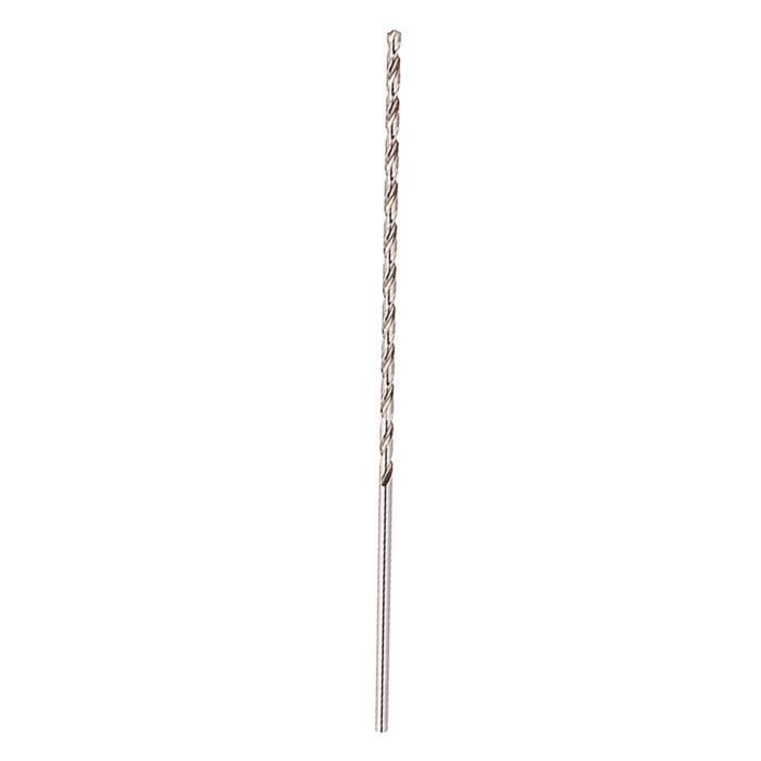 Foret Hélicoïdal HSS Extra Long 5x200mm - Pour Bois, Aluminium, Plastique - Tige Droite - Perçage Profond