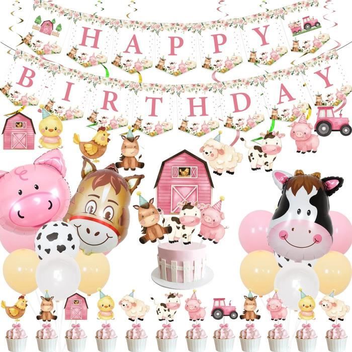 Green Tractor Anniversaire Tracteur Fête d’anniversaire Fournitures