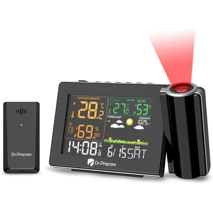 Réveil Clap De Cinéma Hollywoodien – Digital Avec Adaptateur – Arrêtez L'Alarme En Clappant – Métal 35,7cm