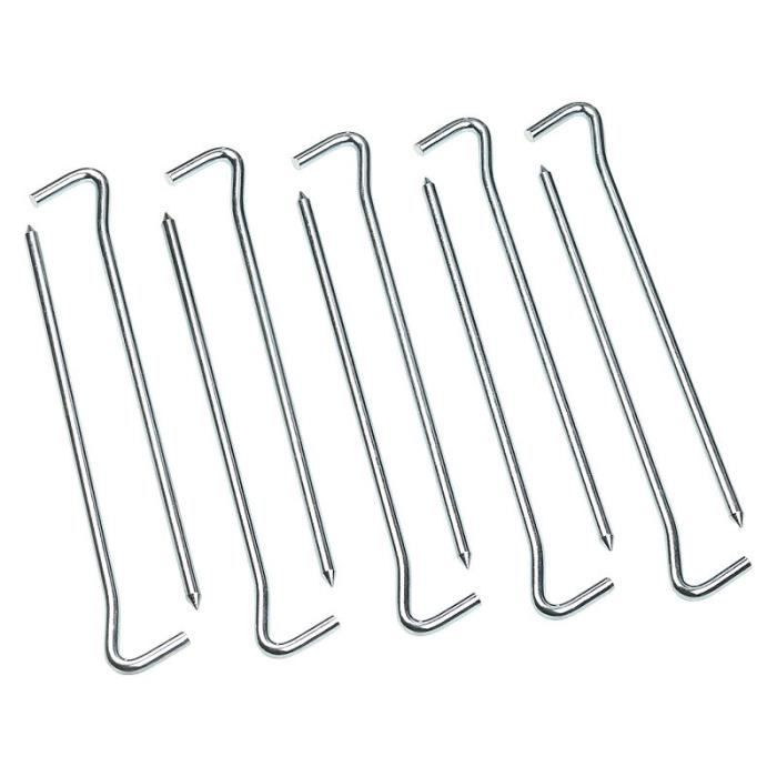 Sardines Tente en M/étal Robuste Piquets de Camping Alliage dAluminium ZOCIPRO 18Pcs Piquet de Tente Auvent de Camping et Caravane Piquet Tente Sol Dur Tent Accessoire pour Gazebo Camping