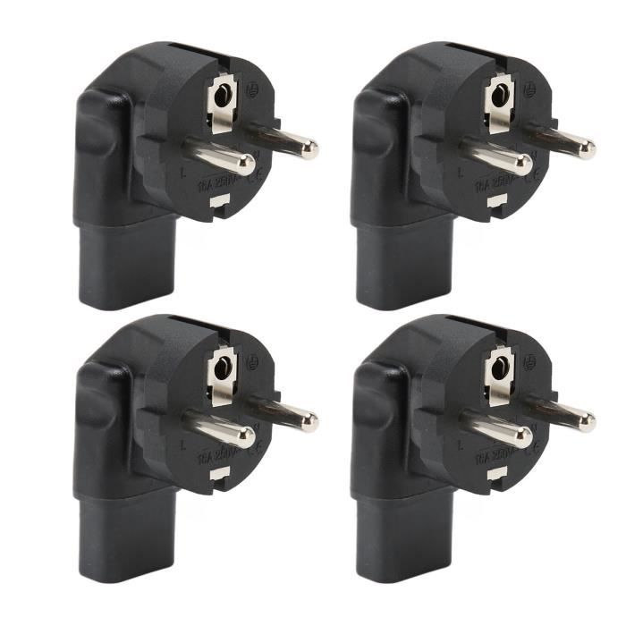 Prise Coudee 90 Adaptateur Secteur InLine IEC C8/C7 Coudé - 2,5A 2
