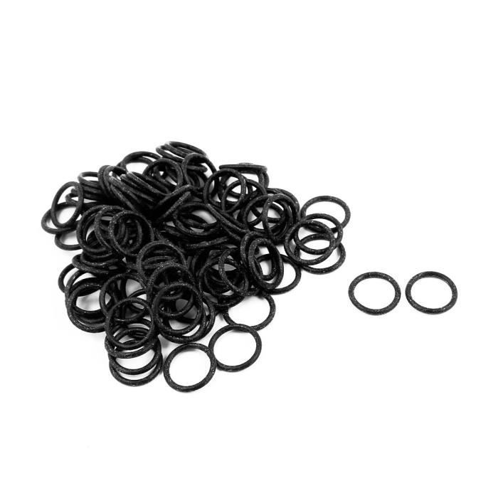 Sourcing Map Lot De 100 Joints Toriques 8mm X 1mm En Caoutchouc NBR Rouge – Anneaux D'Étanchéité Résistants Huile, Eau, Chaleur