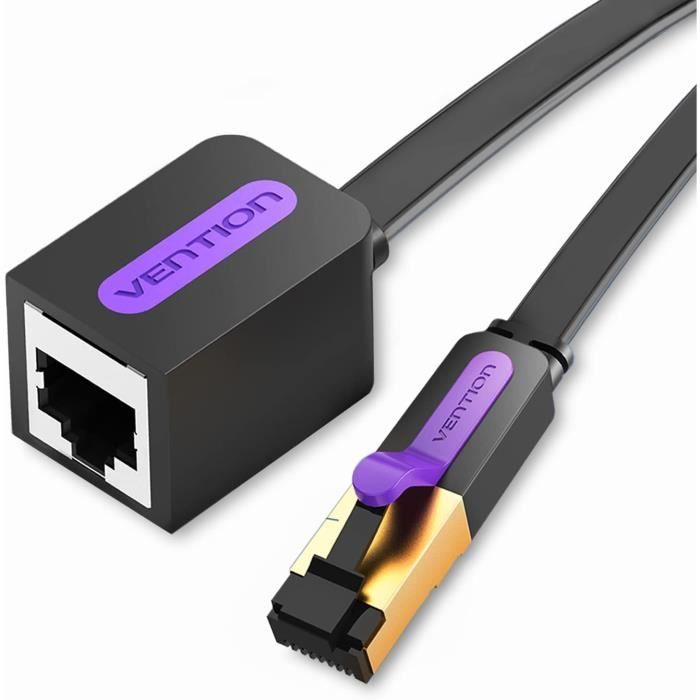 Câble Ethernet Cat 6 JARNHNG - Haut Débit 10 Gbps, Parfait Pour Gaming Et Streaming