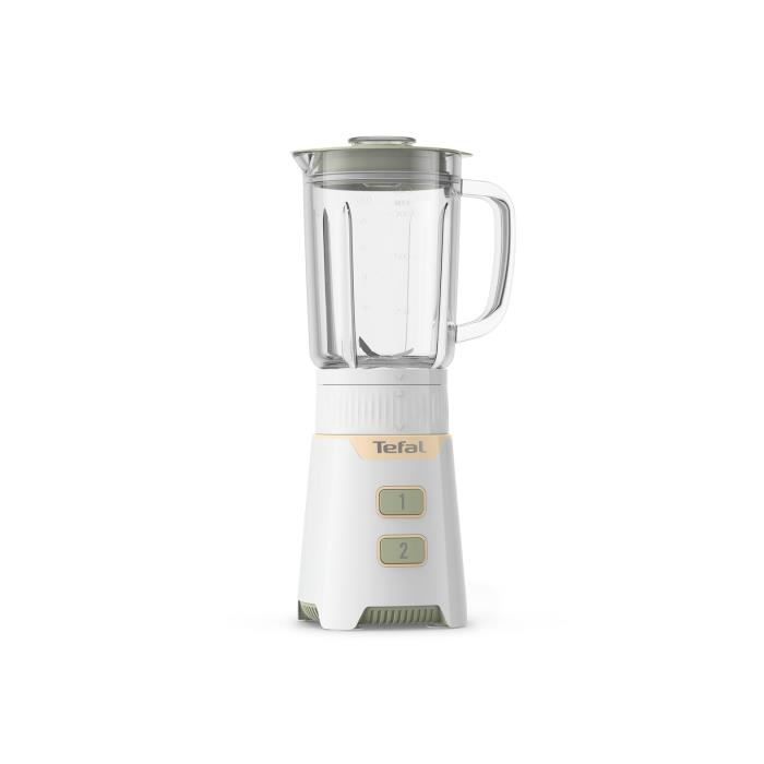 TEFAL Mini blender, Puissance 400 W, Bol verre 0.7 L, lames Powelix amovibles, Compact, Mixeur haute performance, Minimix BL165010