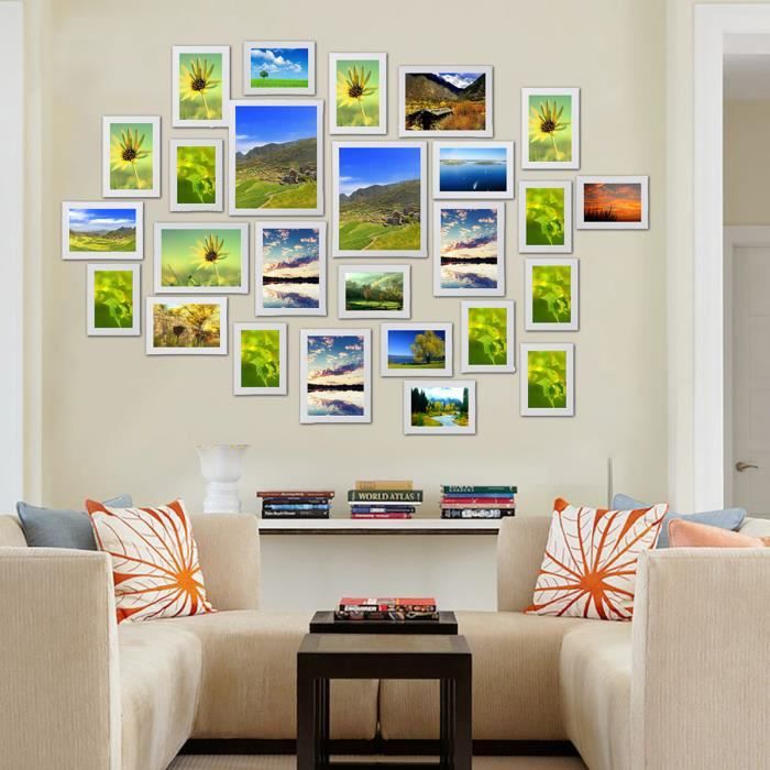 TEMPSA 26x Blanc Multi Cadres Photo Set Maison Chambre Bureau Décor ...