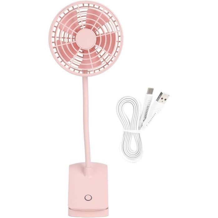 Clip On Fan Usb Fan Mini Fan Ventilateur De Bureau À Piles, Usb Clip
