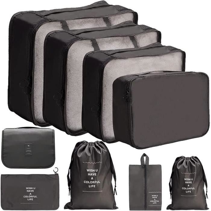 Sac à Dos Compartiment Chaussures Sacs à Chaussures De Voyage 2 Pièces Sacs à Chaussures Anti-poussière Sacs Rangement Valise Maille Respirante