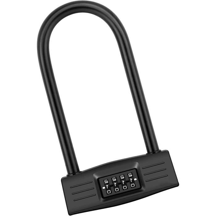 SIGTUNA BL3 Antivol U Vélo Noir Diamètre 18mm - Robuste Haute Sécurité Pour Vélo, VAE, Scooter