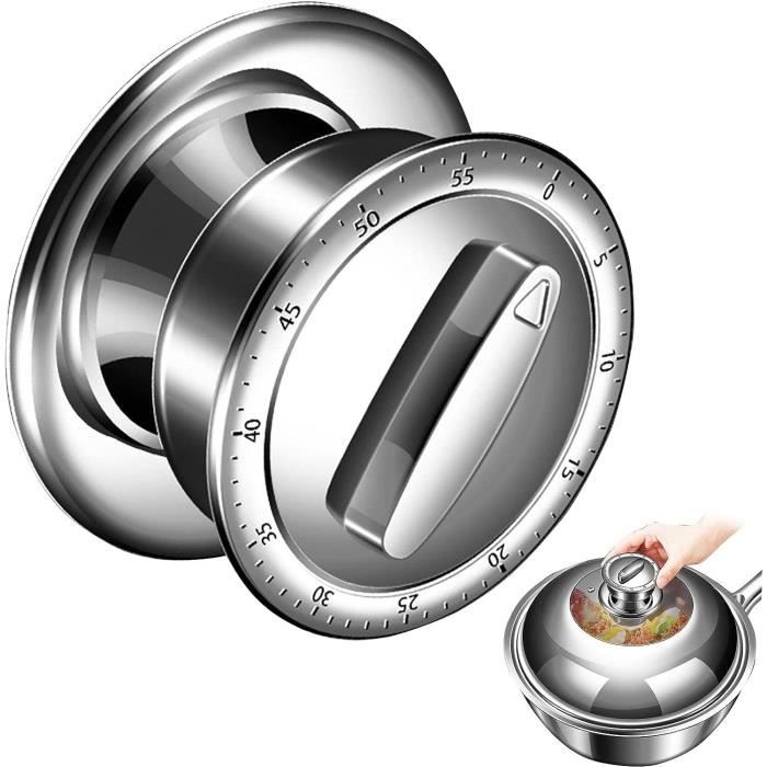 ROM Minuterie Visuelle Minuteur Visuel, Compte À Rebours Mécanique Magnétique De 60 Minutes Avec