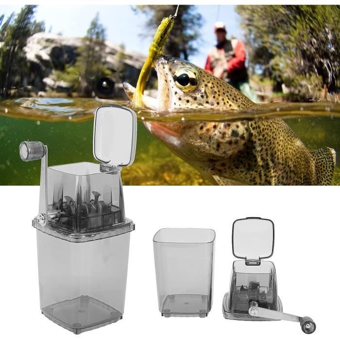 10 pièces - Hameçons de pêche à large manivelle en acier au carbone