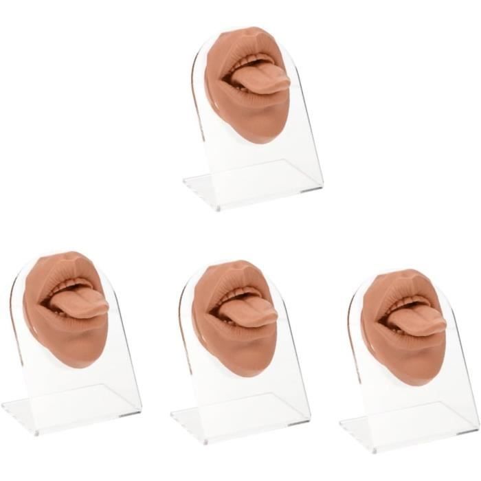 Faux langue de simulation réaliste, manche de doigt, jouets de farces Faux langue de simulation réaliste, manche de doigt, jouets de farces