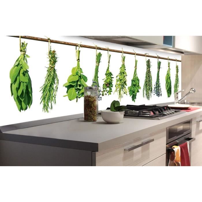 DIMEX Sticker Crédence - Cuisine Montagnes 260 X 60 Cm | Mur Arrière De La Cuisine - Crédence Adhésive