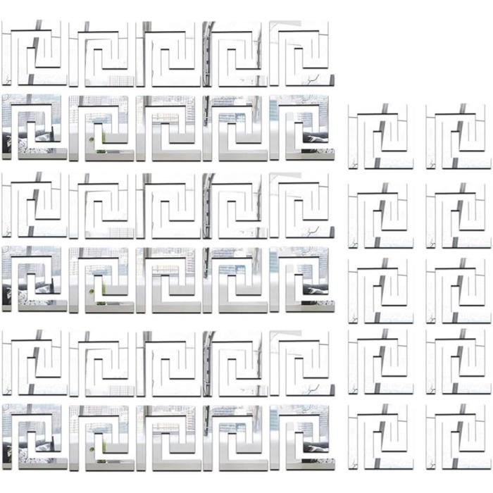 Set D'autocollants Muraux 3D – Illusion De Niche – Vinyle Amovible – Mi Alma