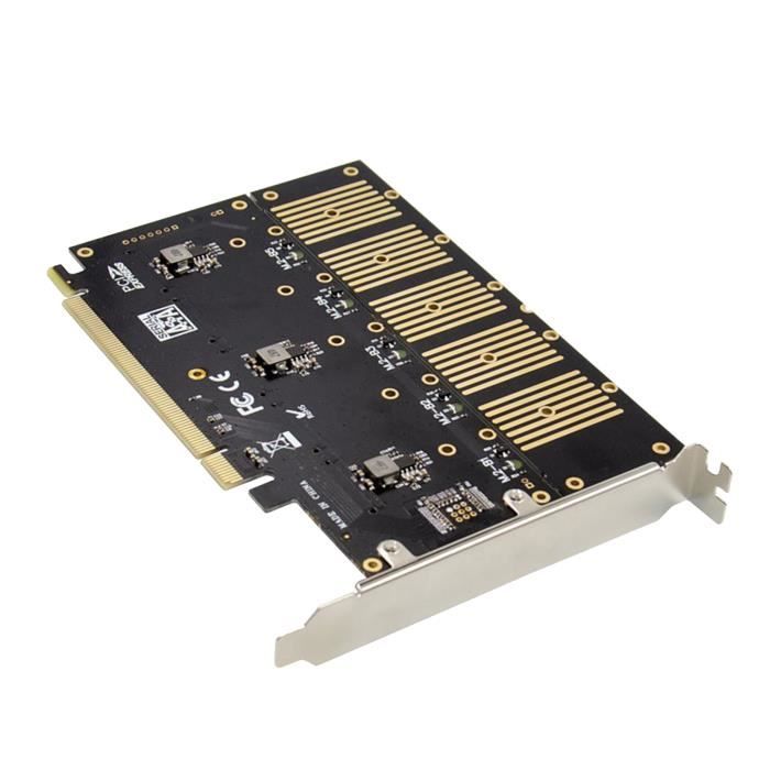 Carte adaptateur MSATA M.2 NGFF SSD vers double SATA3 convertisseur de