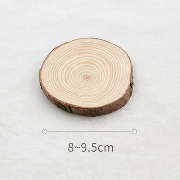 Plaque en bois de bois de peuplier de 30pcs pour des décorations à la 
