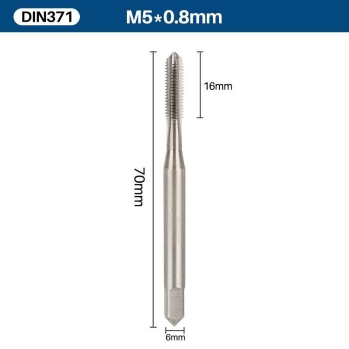 Filière Métrique Lobinger M5x0.80 En HSS - Pour Réaliser Des Filetages Extérieurs Facilement