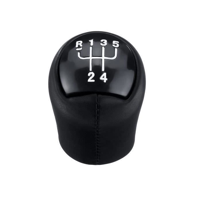 Pommeau De Levier De Vitesse Pour Renault Clio 2 (1998‑2005) – Design élégant, Cuir Et Plastique – Améliore L’esthétique Et La Prise En Main - 7