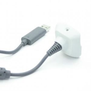 Câble De Charge Pour Manette Xbox 360 Avec Batterie Et Prise Casque - Officiel Microsoft, Bon état