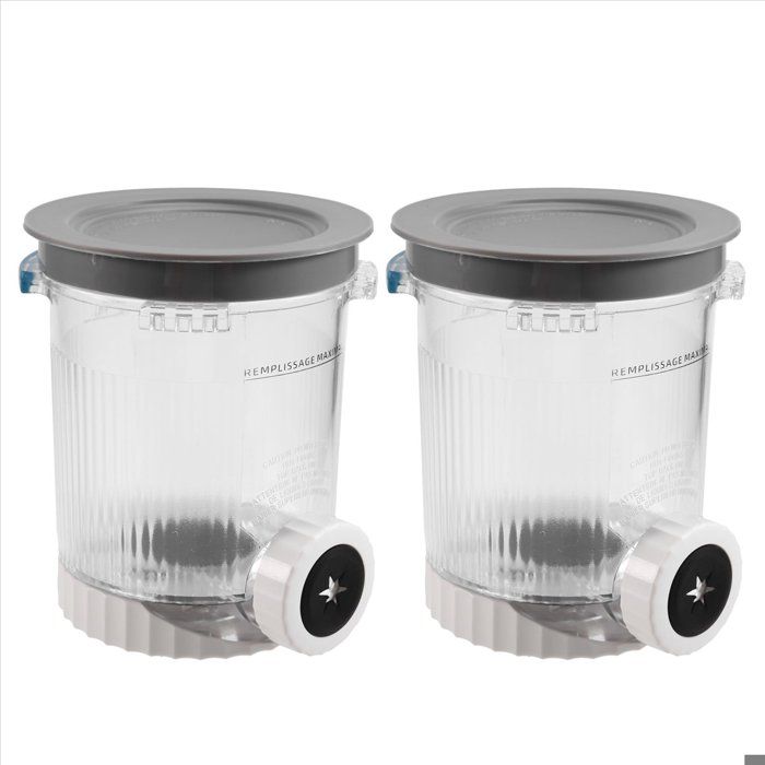 Lot De 4 Pots De Rechange Pour Ninja Creami Swirl NC701EU - Sans BPA, Lavables Au Lave-Vaisselle, 480 Ml