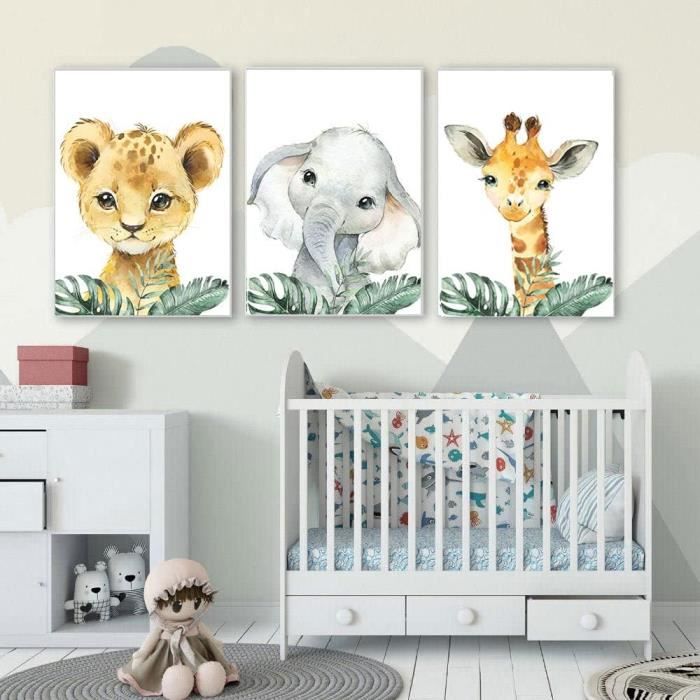 Parasol pour pare-soleil de voiture enfants bébé fille garçon singe girafe  lion éléphant Afrique animaux imprimé avec nom-n personnalisé -  France