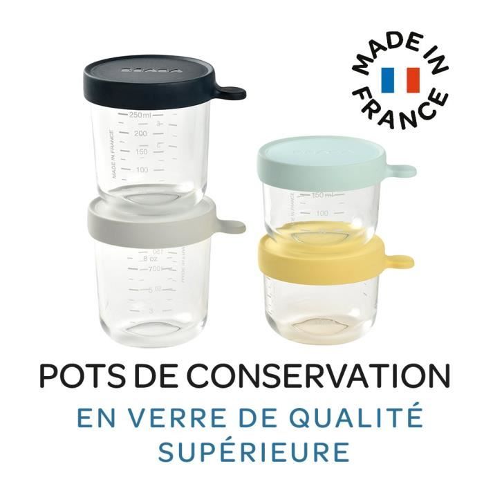 Béaba Portion verre 400 ml Pot de conservation