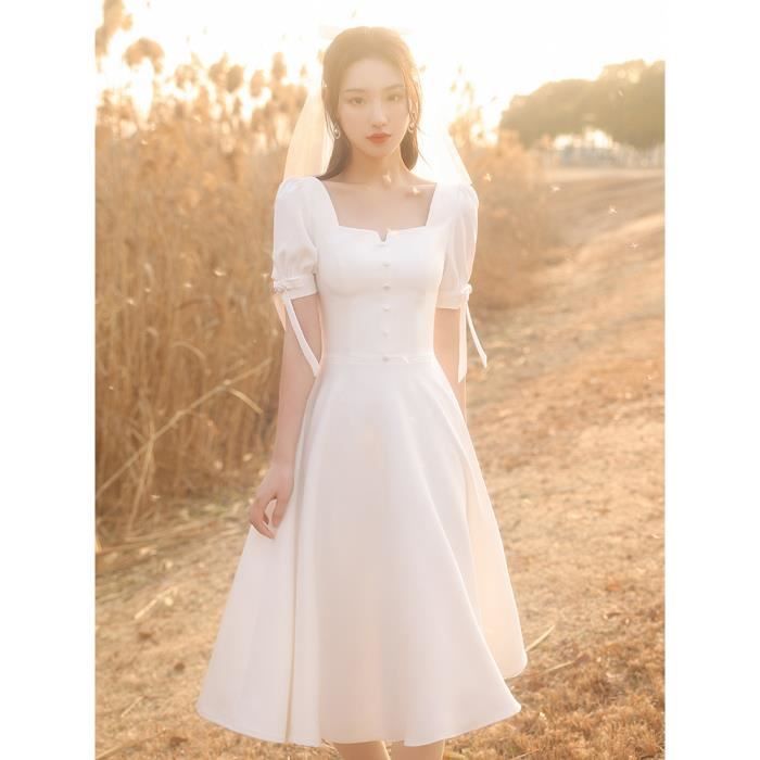 Robe sales legere blanche