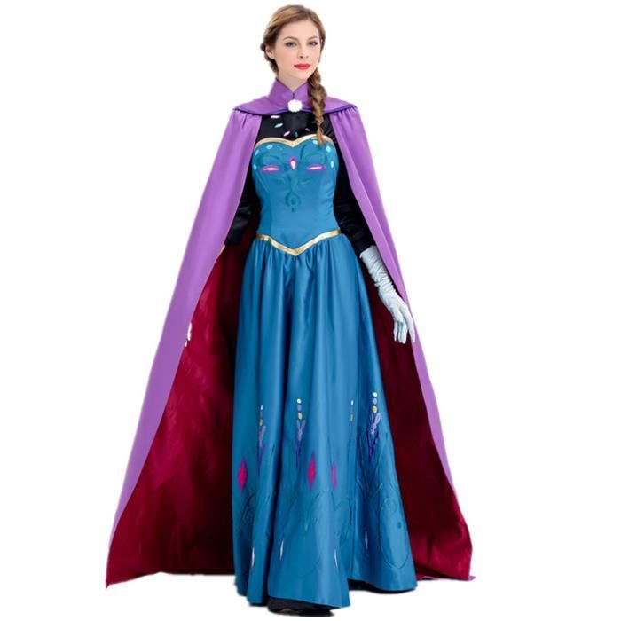 Déguisement Anna La reine des neiges Disney Store taille 4 ans robe  princesse bleu hiver cape rose - Déguisements/Taille 4 à 6 ans - La  Boutique Disney