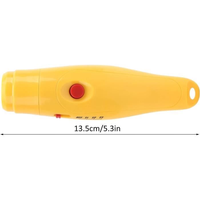 Sifflet Électronique BAIFULAI – 3 Tons, Volume Réglable, ABS, 12x3,3 Cm, Noir, Avec Piles Et Lanyard