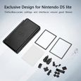 Coque de remplacement pour Nintendo DS lite - RIN - Noir-2