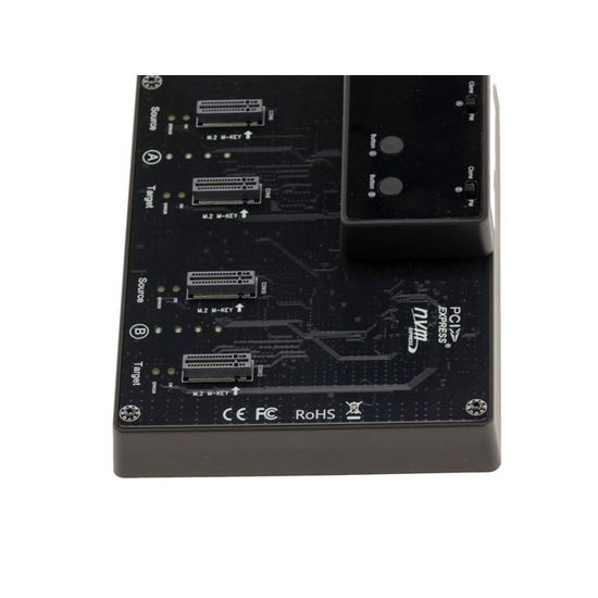 Dock Aluminium Pour SSD M.2 NVMe – USB4/Thunderbolt 40G, Formats 2230 à 22110, Refroidissement Actif