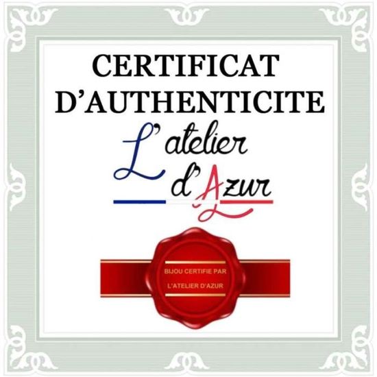 Pendentif En Or 18 Carats (750) Avec Nacre Irisé Bleu-gris - Chaîne Incluse, Neuf Sans Emballage