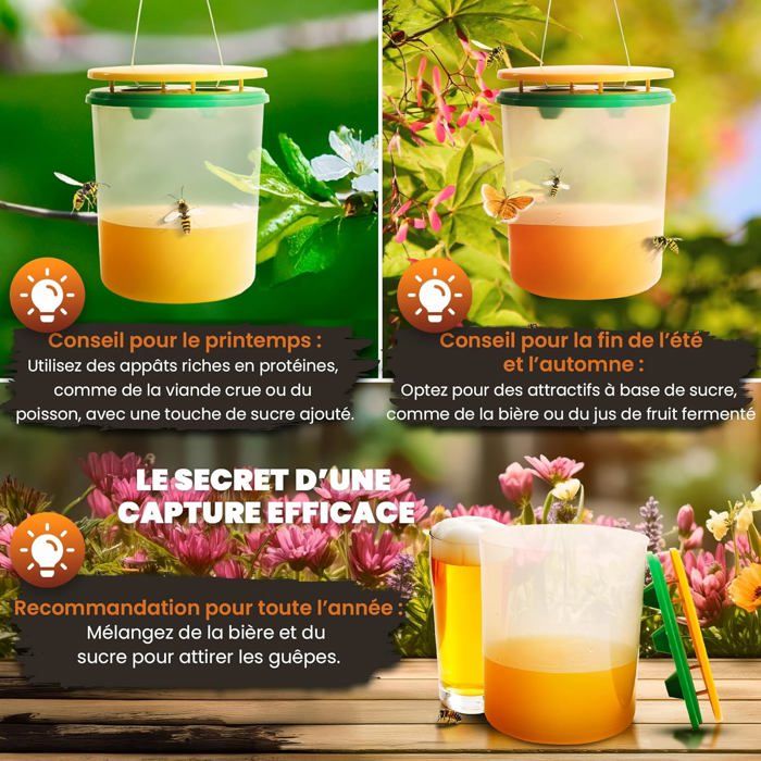 MiceCo 2X Pièges à Guêpes Professionnels Grande Taille Piège à Frelon — free download