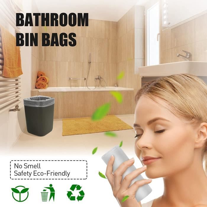 Sacs Poubelle 500 Litres - Très Résistants - Pour Déchets De Jardin, Feuilles, Chantier - Lot De 5