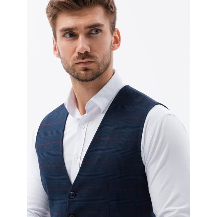 Gilet de costume bleu marine homme deals