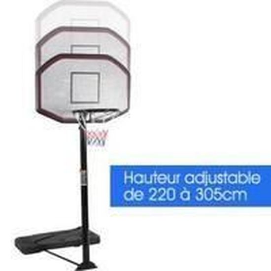 Panier Basket sur pied Enfants - Adulte Panier de Basket-Ball Portable pour  Maison, Jardin, École - H146-200CM - Cdiscount Sport